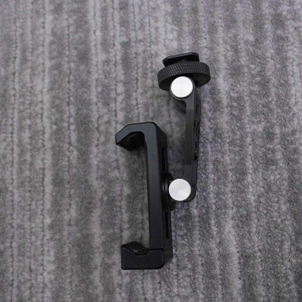 SmallRig Metal Phone Support with Cold Shoe Mount Black Aluminum Vlog Rig 4382